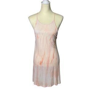 pitaya Orange Tie Dye Lightweight Summer Sundress Women's Size Medium